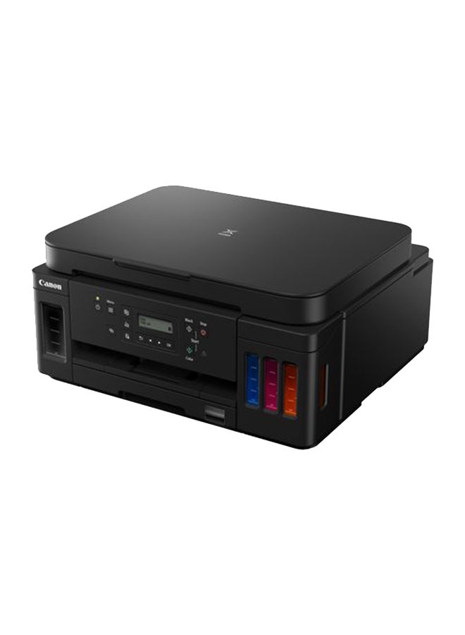 Canon PIXMA G6040 3-In-1 Refillable Megatank Printer, A4, Print, Copy, Scan, Wi-Fi, Ethernet & USB Black - Image 2