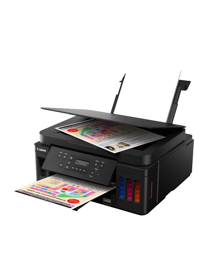 Canon PIXMA G6040 3-In-1 Refillable Megatank Printer, A4, Print, Copy, Scan, Wi-Fi, Ethernet & USB Black - Image 5