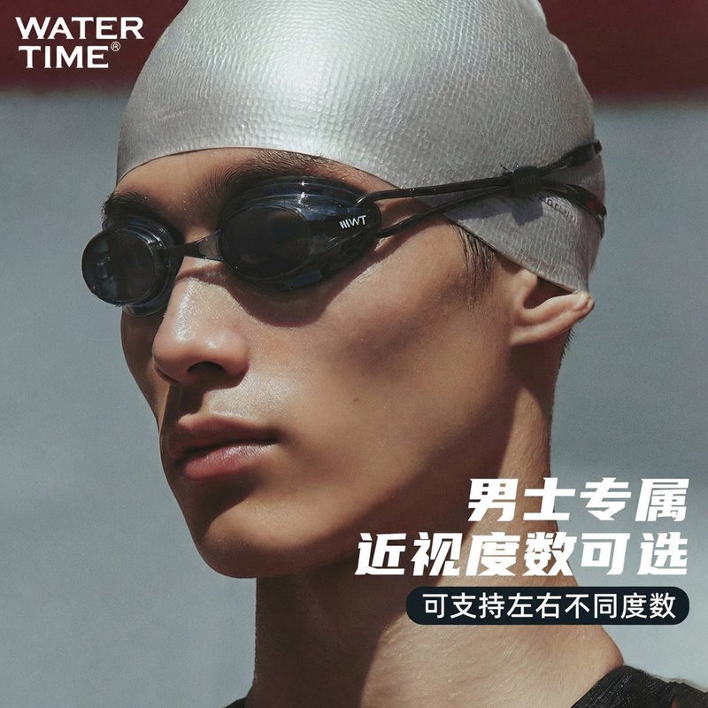 WaterTime Professional Racing Swim Goggles – HD Anti-Fog, Waterproof, for Men & Women – Competition & Training - Image 2
