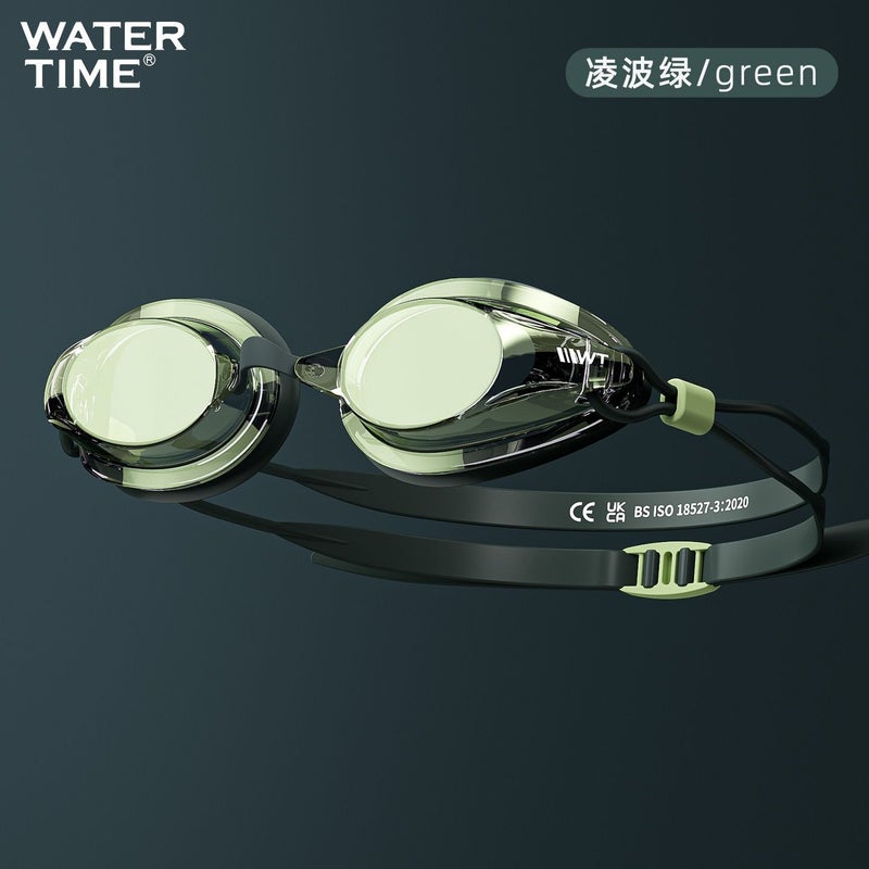 WaterTime Professional Racing Swim Goggles – HD Anti-Fog, Waterproof, for Men & Women – Competition & Training - Image 1