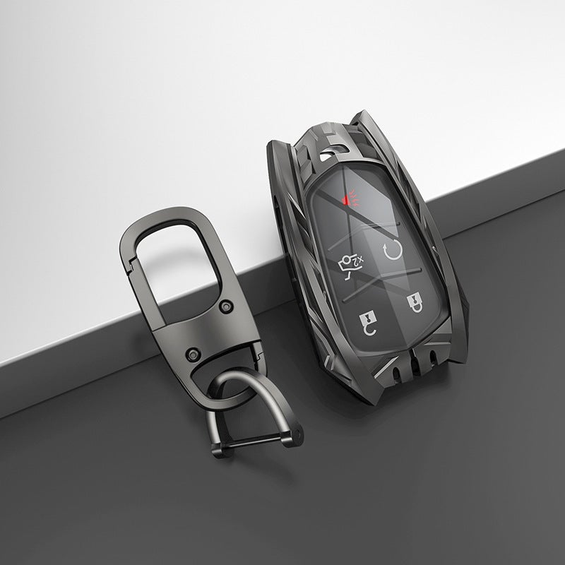 Suitable For Cadillac Metal Key Cover Ct6 Xt4 Armor Xt5 Xt6 Key Case A Generation Of Hair - Image 2