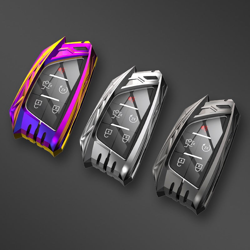 Suitable For Cadillac Metal Key Cover Ct6 Xt4 Armor Xt5 Xt6 Key Case A Generation Of Hair - Image 4