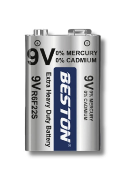 بطارية بيستون كربون زنك شديدة التحمل 9 فولت