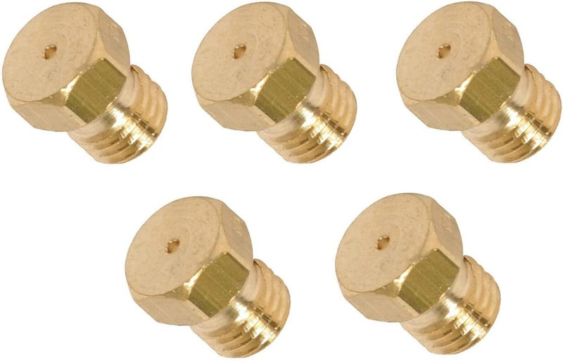 Tezla Set of 5 LPG Jets Injectors Cooker Hob Nozzles Conversion To LPG Propane Butane - Image 1