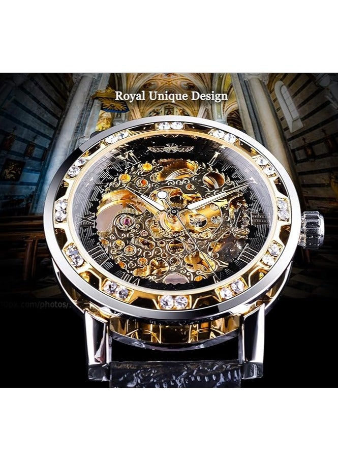 FORSINING Watches for Men Watch Luxury Luminous Water Resistant  Retro Manual Mechanical Wristwatch 8012 - Image 2