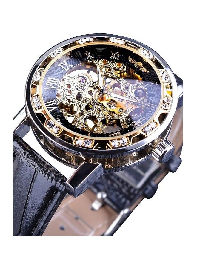 FORSINING Watches for Men Watch Luxury Luminous Water Resistant  Retro Manual Mechanical Wristwatch 8012 - Image 3