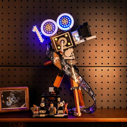 LocoLee Light Control Light Kit Compatible with Lego Camera Walt Tribute 43230 Retro Camera Lighting Set Compatible with Lego Camera Set for Adults No Models - Image 1