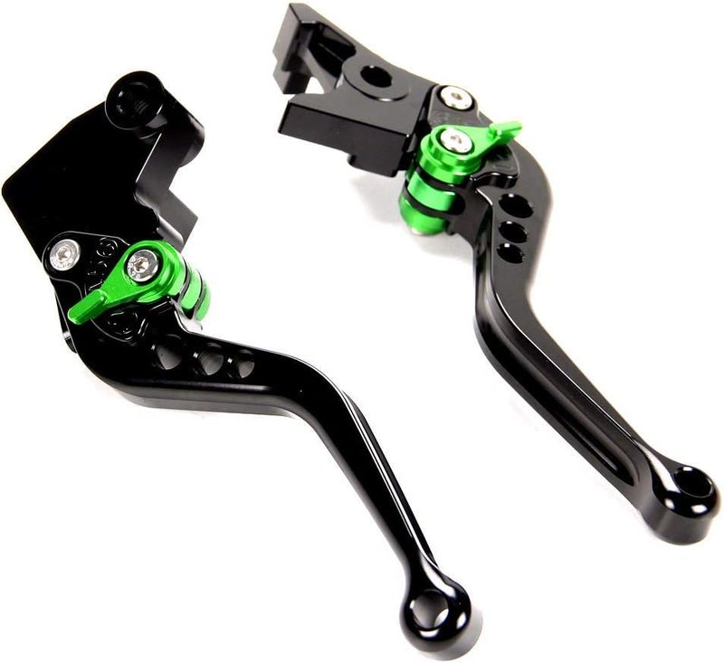 Rawsomes Adjustable Short Brake Clutch Levers for Kawasaki Z900/Z650 and Ninja Models - Image 1