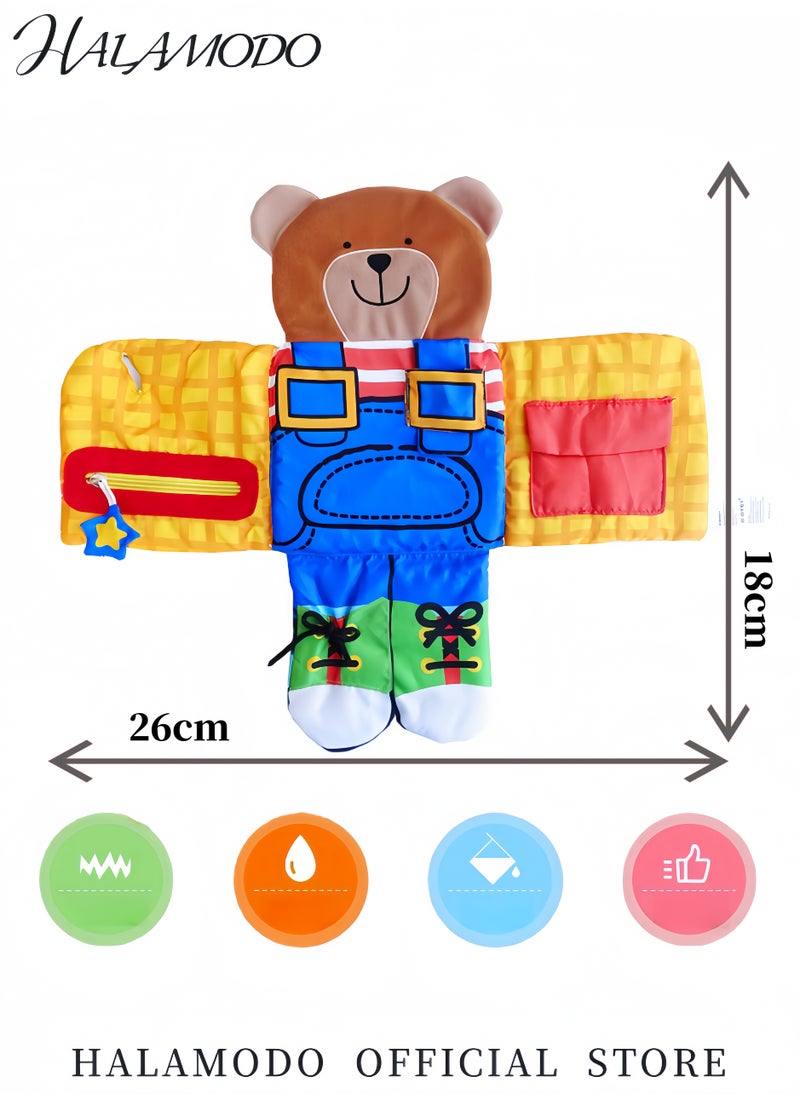 HALAMODO Baby Books Toys Touch and Feel Crinkle Cloth Book Early Development Interactive Stroller Soft Toys for Infant Baby 0-3-6-12-18 Months  - Image 5