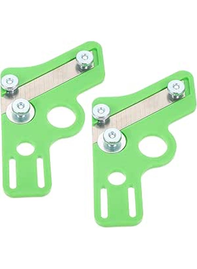 2Pcs Woodworking Hand Planer Set With Straight And Rounded Edge Blades Adjustable Block Plane - Image 1