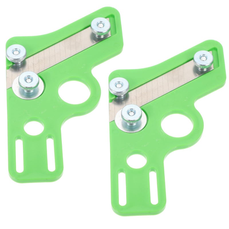 2Pcs Woodworking Hand Planer Set With Straight And Rounded Edge Blades Adjustable Block Plane - Image 2