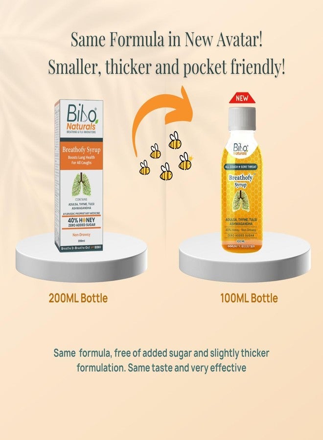 Bibo Cough Syrup | Natural Product - Zero Side Effects | Premium Ayurveda - Immunity Protector | Pack of 100ml - Image 2