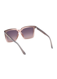 GUESS نظارة شمسية مربعة للنساء مع حماية من الأشعة فوق البنفسجية - GU0009920B55 - مقاس العدسة: 55 مم  - Image 3