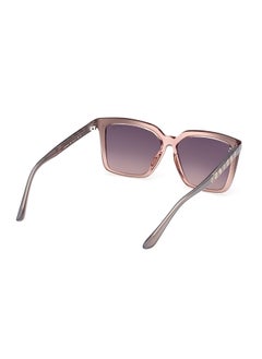 GUESS نظارة شمسية مربعة للنساء مع حماية من الأشعة فوق البنفسجية - GU0009920B55 - مقاس العدسة: 55 مم  - Image 5