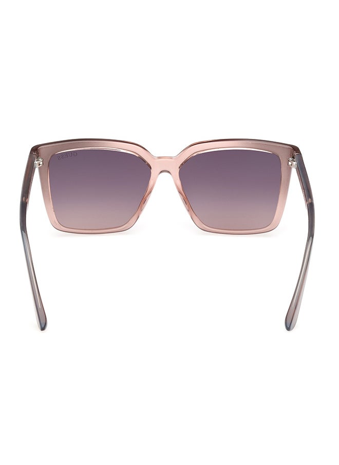 GUESS Women's UV Protection Square Sunglasses - GU0009920B55 - Lens Size: 55 Mm  - Image 4