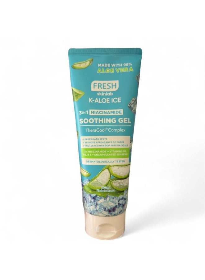 Fresh K - aloe ice 3in1 niacinamide soothing gel 230ml