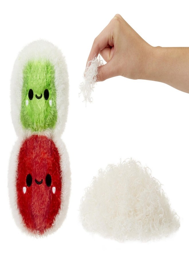 Fluffie Stuffiez Holiday Snowman Small Collectible Feature Plush, Surprise Reveal Unboxing with Huggable ASMR Fidget DIY Fur Pulling, Ultra Soft Fluff - Image 1