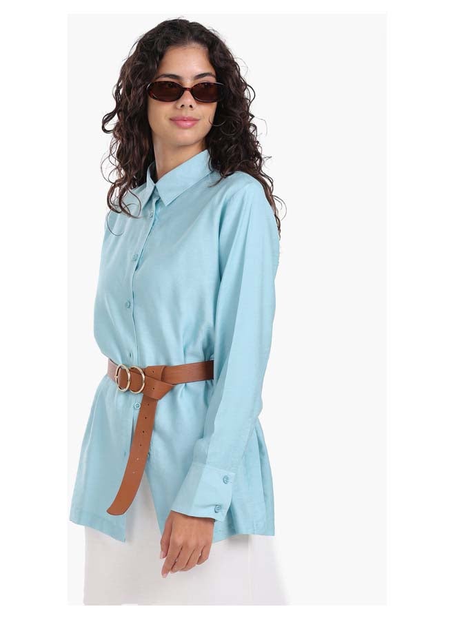 Carina Voile Button Closure Shirt - Image 2