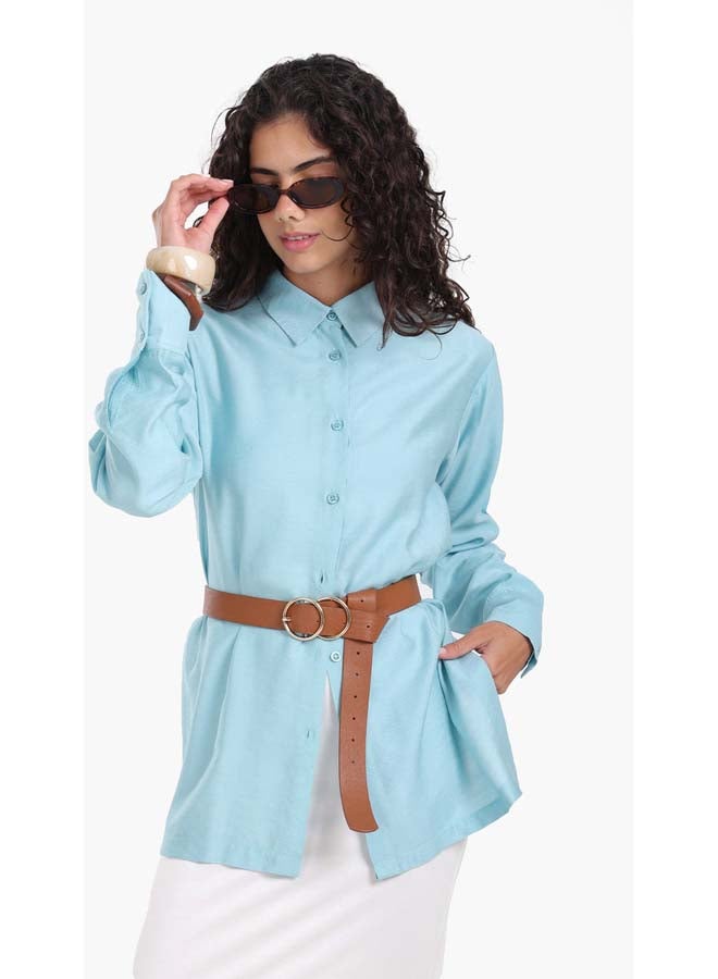 Carina Voile Button Closure Shirt - Image 1