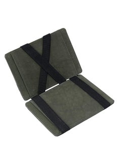 Urban URBAN FOREST Vintage Green Leather Magic Wallet for Men  - Image 1