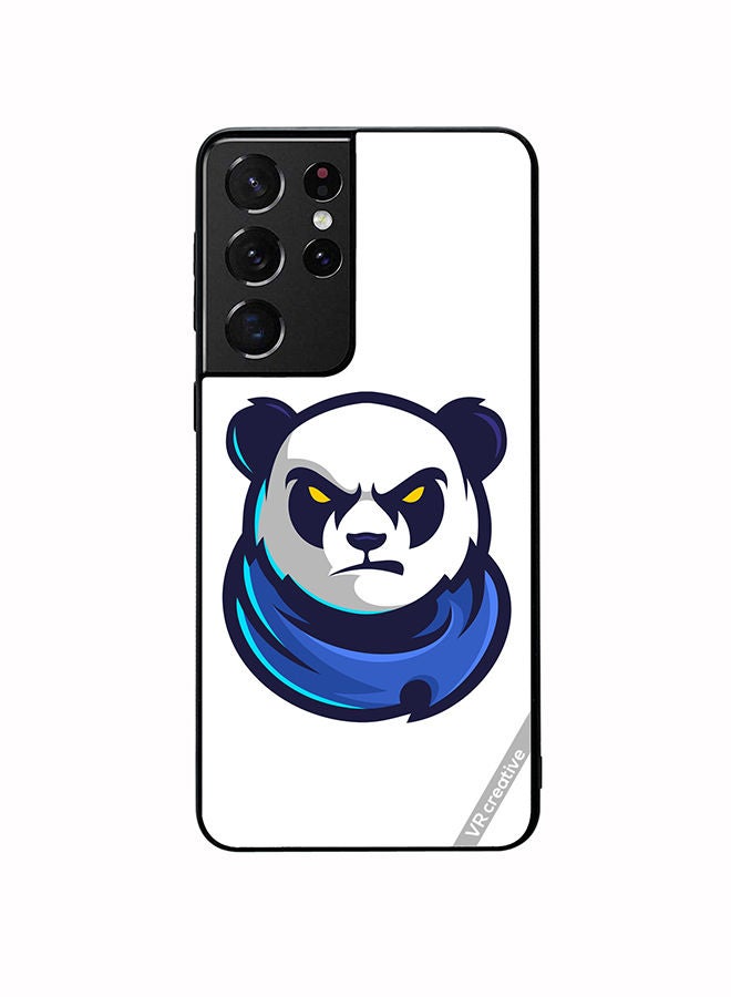 VR CREATIVE Protective Case Cover For Samsung Galaxy S21 Ultra 5G Bad Panda Design Multicolour - Image 1