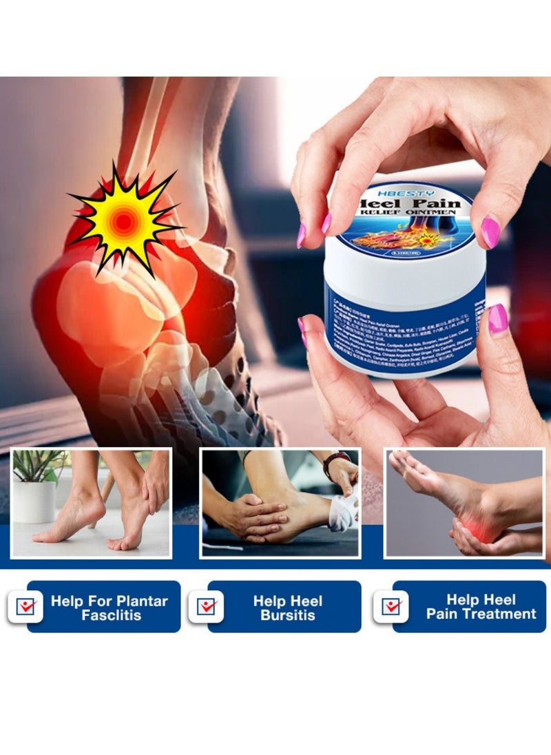 HBESTY ﻿ ﻿ Pain Relief Cream, HeelAid Plantar Fasciitis Brush-On Heel Pain Relief, Deep to Calm Inflammation of The Fascia, Joint Pain Cream 10g  - Image 1