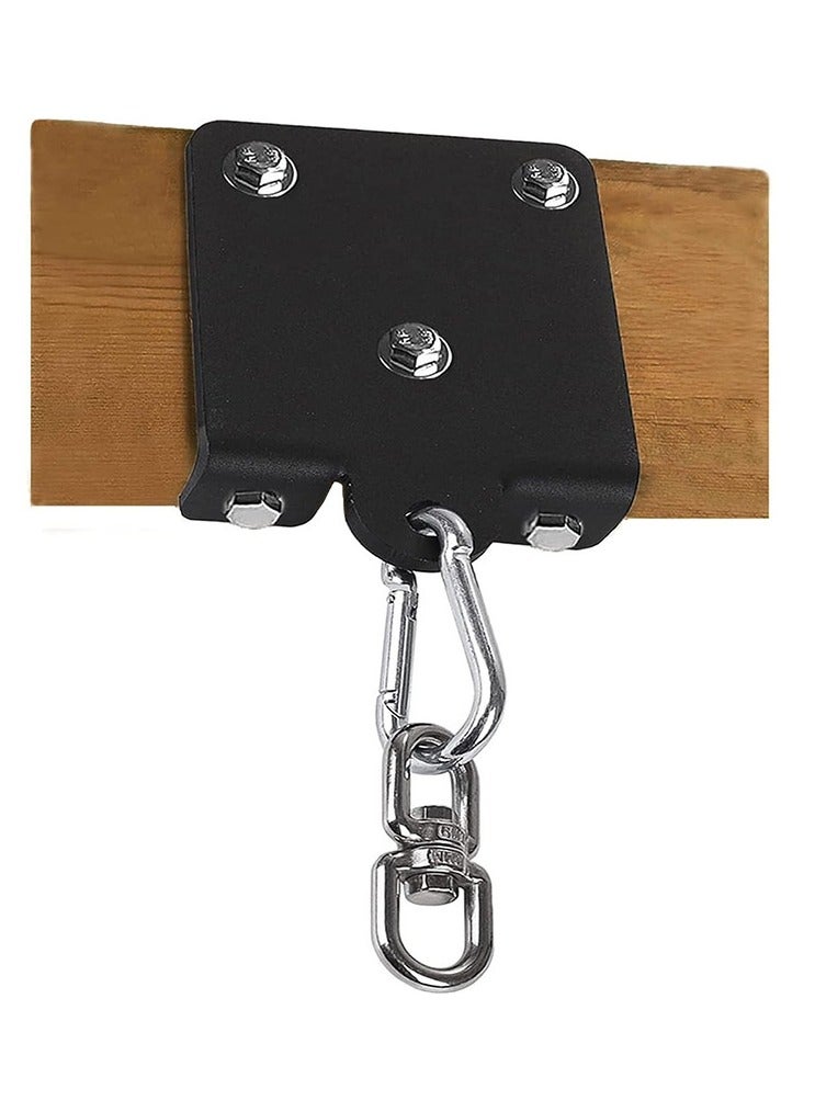 general Heavy Duty Boxing Bag Bracket Wall Mounted Training Sandbag Hook 360° Swivel Ceiling Mounted Beam Wood Hook  - Image 2