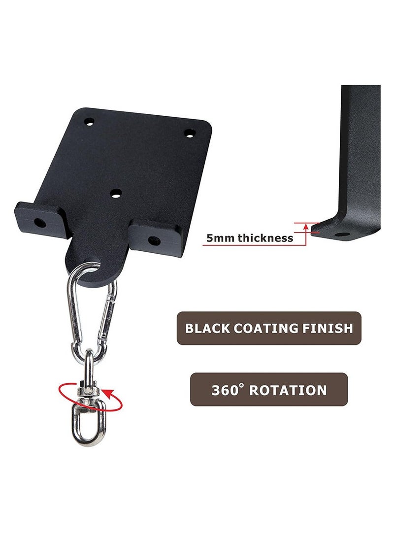 general Heavy Duty Boxing Bag Bracket Wall Mounted Training Sandbag Hook 360° Swivel Ceiling Mounted Beam Wood Hook  - Image 3