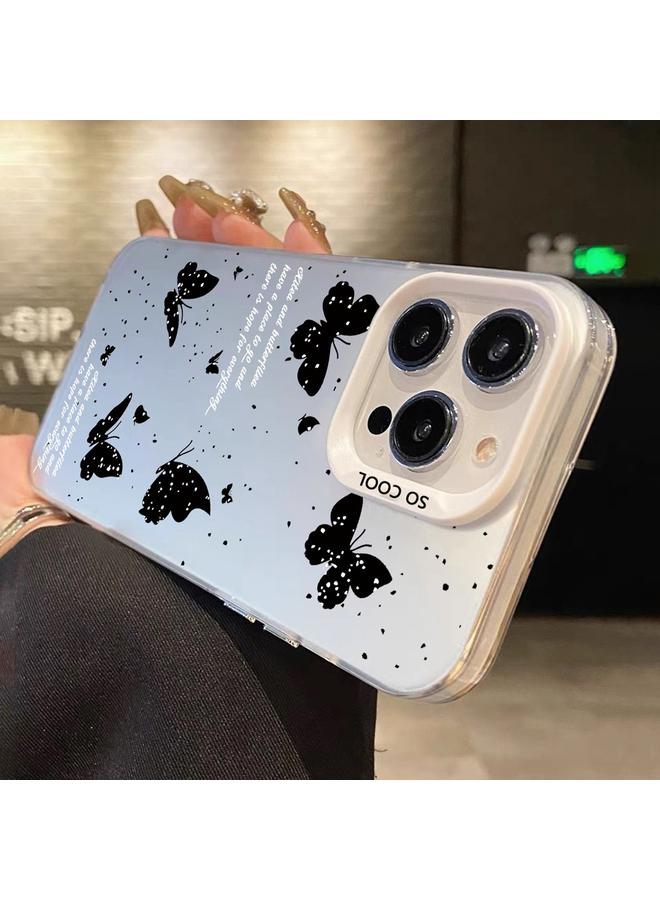 S-TOP Case For iPhone 11 Pro Max Silver Painting PC Hybrid TPU Phone Case - Image 2