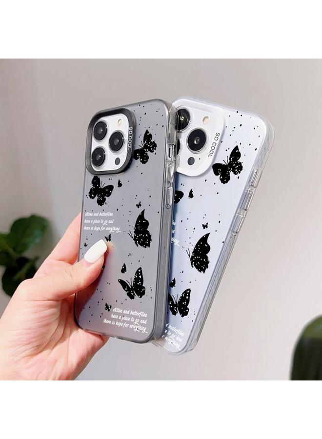 S-TOP Case For iPhone 11 Pro Max Silver Painting PC Hybrid TPU Phone Case - Image 4