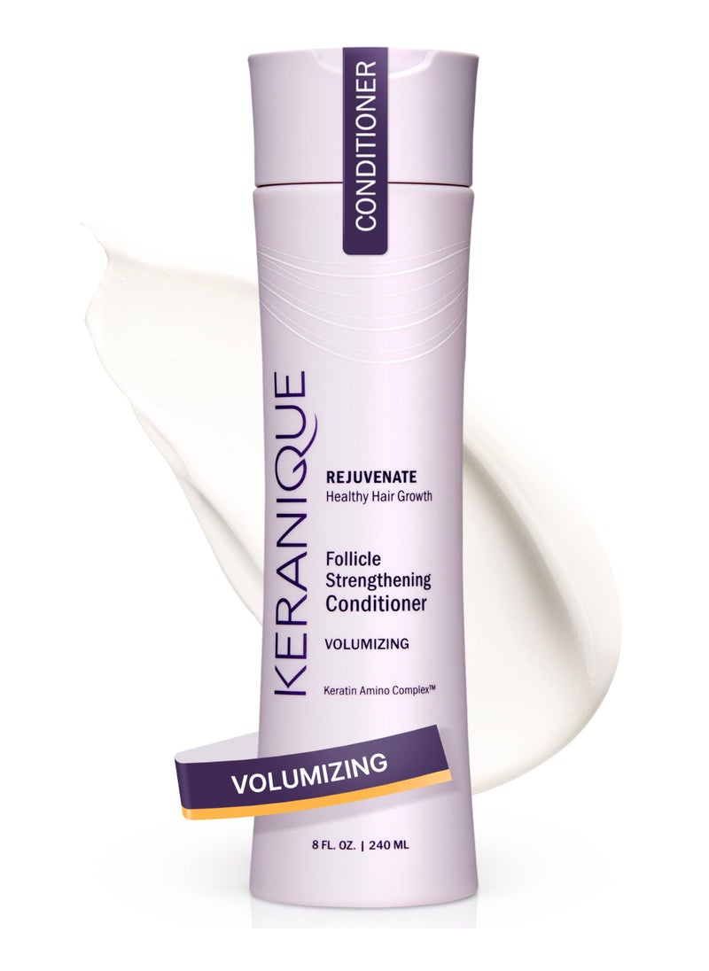Keranique - Keranique Volumizing Keratin Conditioner for Thinning Hair, Hair Regrowth | Keratin Amino Complex, Free of Sulfates, Dyes and Parabens, 8 Fl Oz - Image 1