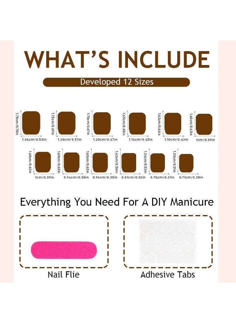 JOSQUEWNN - Press On Nails 24pcs, Valentine's Day New Arrival Medium-Length Duckbill-Shaped, Elegantly Designed with White French Heart Patterns, Nude Nail Tips, Perfectly Showcasing a Romantic Vibe.Suitable for Various Occasions, Fake Acrylic Nails With Glue Kit. - Image 1