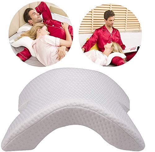 KPS Pressure Free U Shaped Arched Pillow Romantic Couple Sleeping Pillow Head ImproveCervical Pillow for Neck Pain Pain Relief Arms Protector Pillow - Image 2