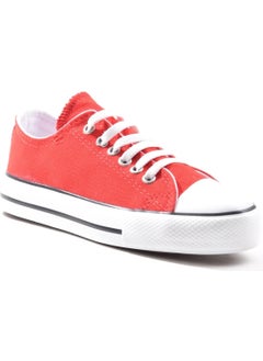 Cool Luis Red Low Kids Elastic Sneakers  - Image 1