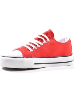 Cool Luis Red Low Kids Elastic Sneakers  - Image 3