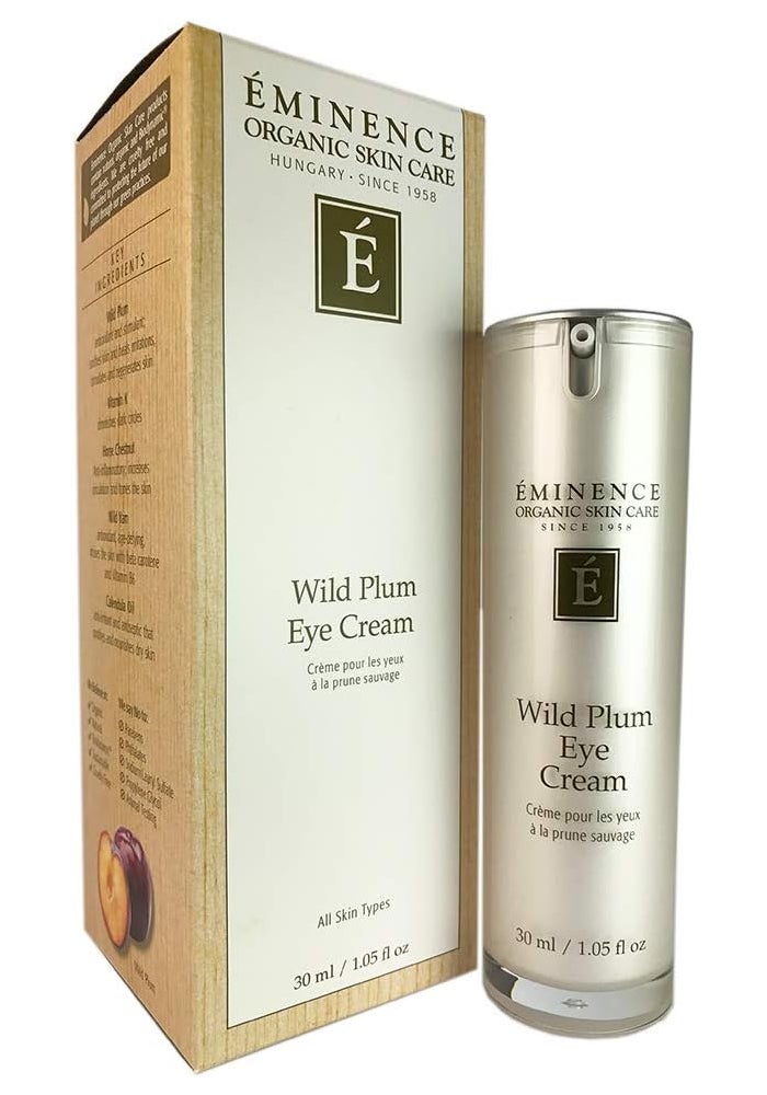 Éminence Organic Wild Plum Eye Cream 30ml - Nourishing and Brightening Treatment for All Skin Types