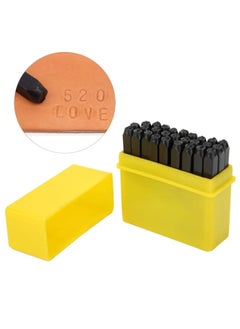 Generic Letter and Number Stamp Set, 3mm Carbon Steel Alphabet/Numbers Punch Kit with Case for Imprinting Metal Wood Plastic Leather(Alphabet)  - Image 3