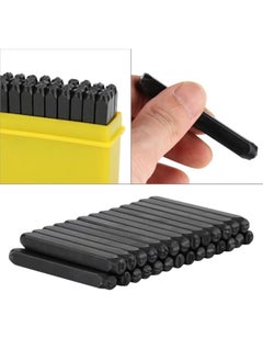 Generic Letter and Number Stamp Set, 3mm Carbon Steel Alphabet/Numbers Punch Kit with Case for Imprinting Metal Wood Plastic Leather(Alphabet)  - Image 4