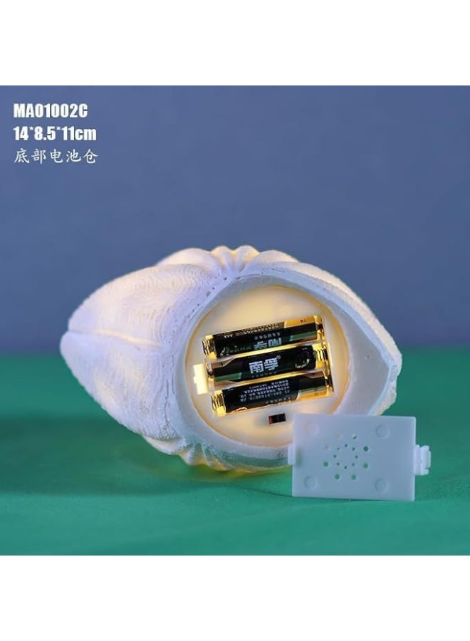 YINZUO ضوء ليلي LED على شكل صدفة زخرفية - Image 3