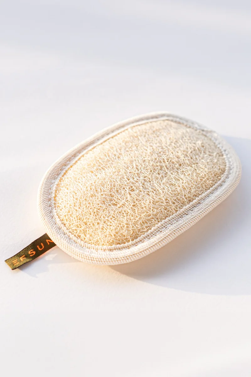 Efsun Natural Pumpkin Scrub Fiber, Ends Cellulite, Ingrown Hairs and Acne, Special Peeling Effect