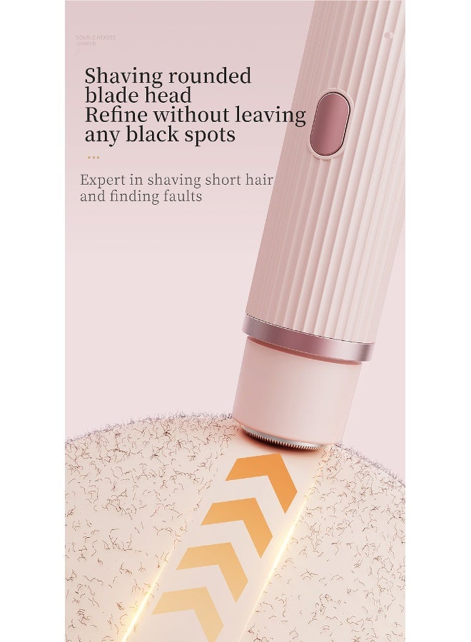 جهاز إزالة الشعر الكهربائي المزدوج الرأس للسيدات، قابل للشحن بنوع C - Image 5