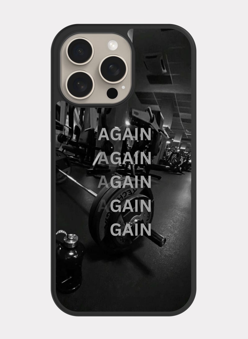 PXLAAT iPhone 15 Pro Max case cover Gym - Image 1