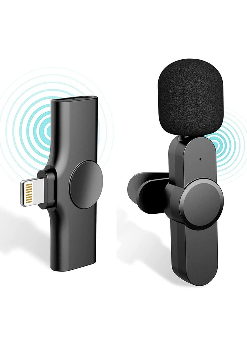 Phone Planet Wireless Lavalier Microphone Compatible for iPhone Mic for Recording TikTok YouTube Live Stream - Image 1