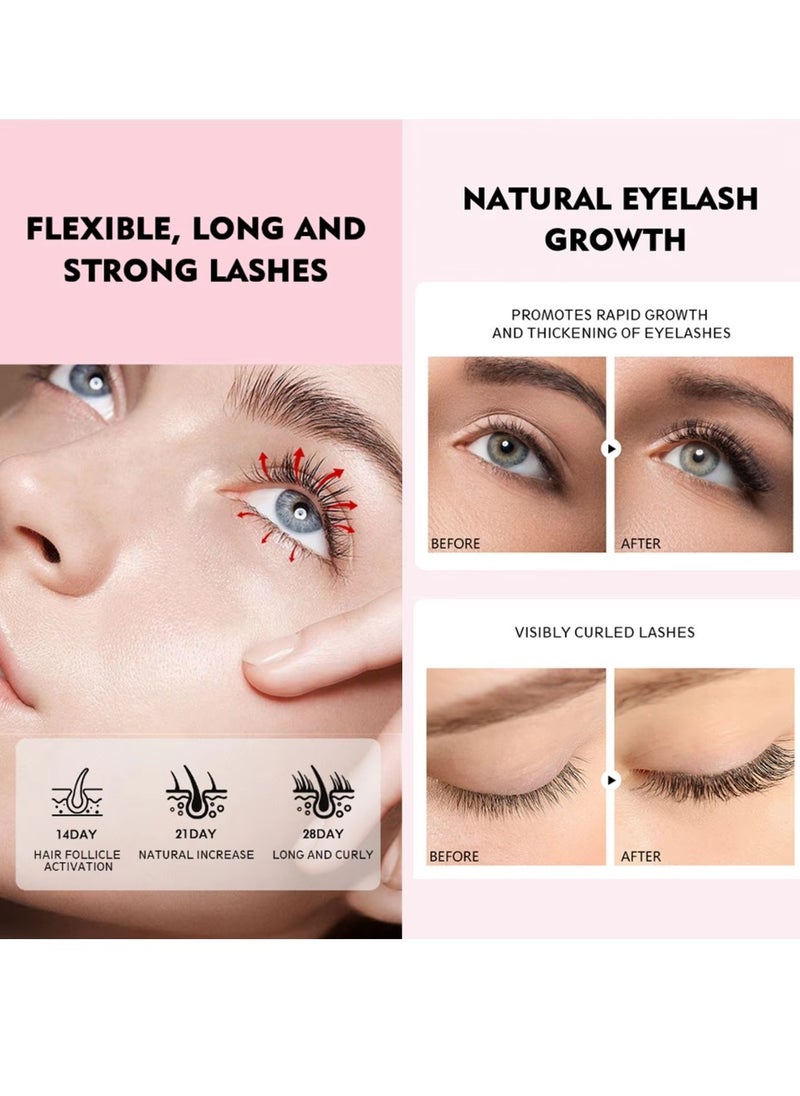 LACHAVA - Eyelash and Eyebrow Growth Serum Eyelash Brow Growth Enhancing Serum Volumizing Deep Nourishing Moisturizing Serum Gentle No Irritating Longer Thicker Eyebrow Lash Growth Serum 8G - Image 1