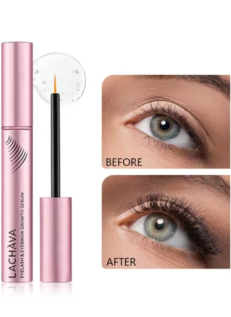 LACHAVA - Eyelash and Eyebrow Growth Serum Eyelash Brow Growth Enhancing Serum Volumizing Deep Nourishing Moisturizing Serum Gentle No Irritating Longer Thicker Eyebrow Lash Growth Serum 8G - Image 1