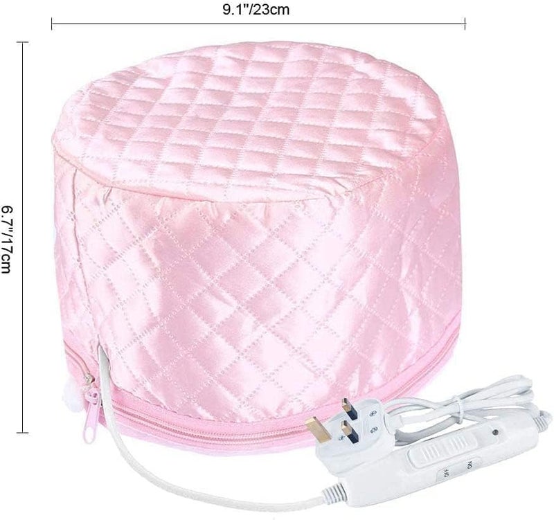 TEGRILO Women's Hair Care Thermal Head Spa Cap, Electric Hair Shower Cap, Heated Cap for Home Hair Care (Pink) - Image 3