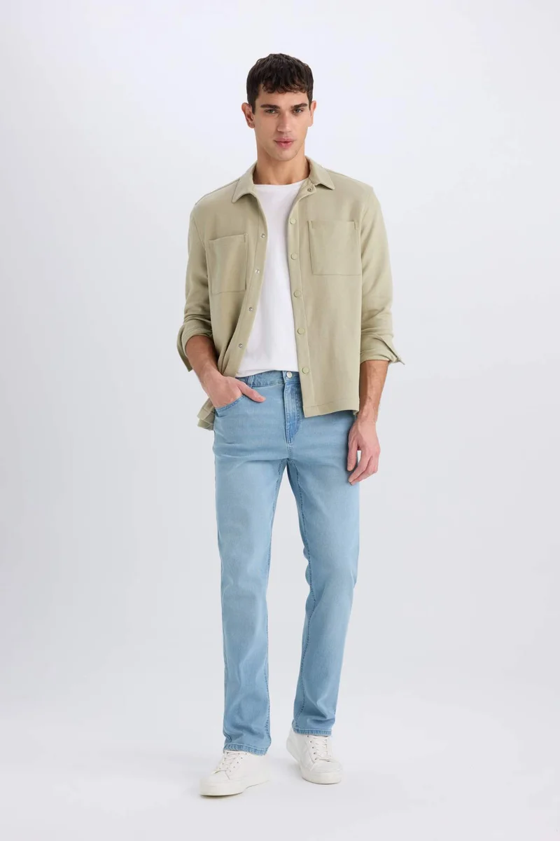 DeFacto Regular Fit Basic Long Sleeve Shirt
