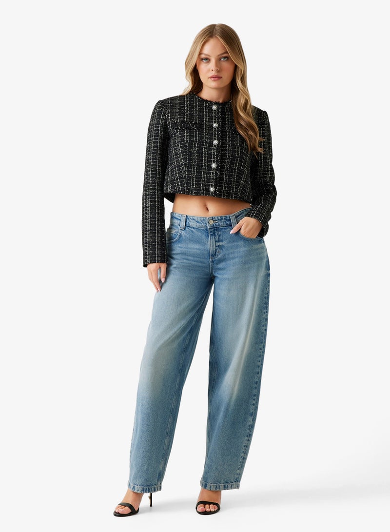 GUESS Sandra Tweed Buttoned Cardigans - Image 4