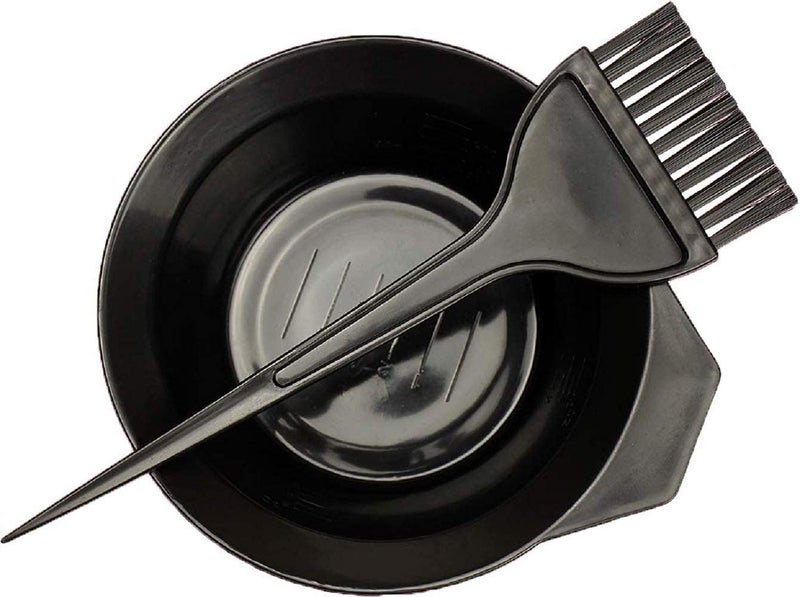 VEDETIC® Hair Dye Brush Hair Color Bush Plastic 4PC Hair Colour Comb, Dye Brush and Hair Color Apron Mixing Bowl Hair Colouring Kit - Image 3