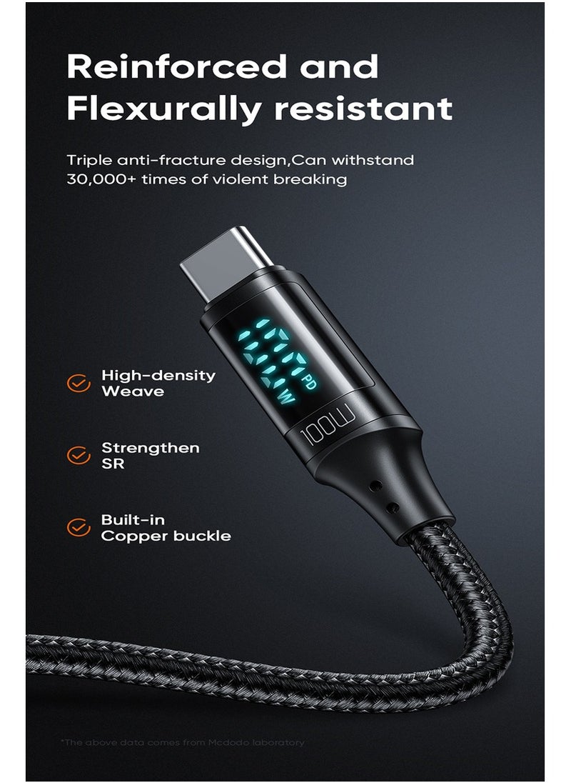 مكدودو كييل تايب سي عالي الدقة شحن سريع PD 100W  - Image 3